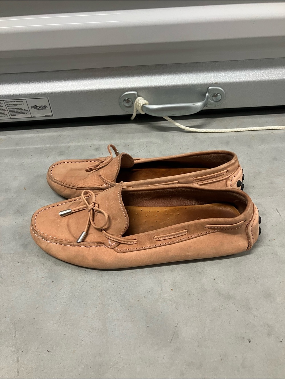 Mercanti Fiorentini Size 8 Nubuck Leather Loafer